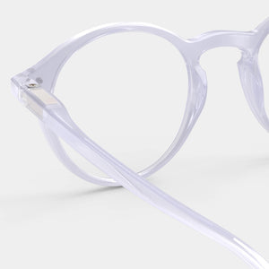 Reading Glasses +2 Round in Violet Dawn Style D
