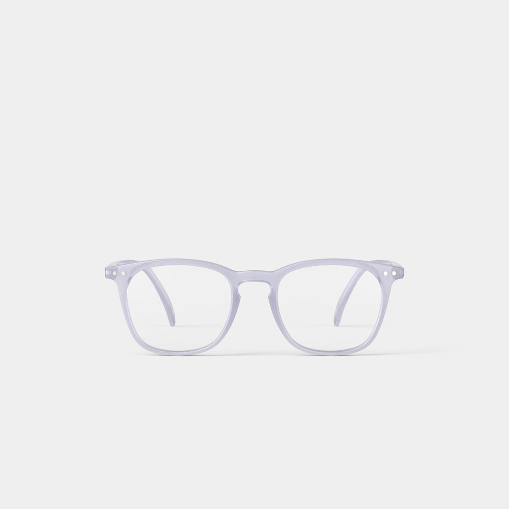 Reading Glasses +1.5 Trapezium in Violet Dawn Style E