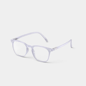 Reading Glasses +1.5 Trapezium in Violet Dawn Style E