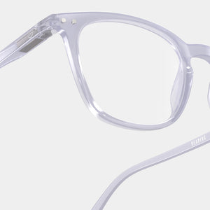 Reading Glasses +1.5 Trapezium in Violet Dawn Style E