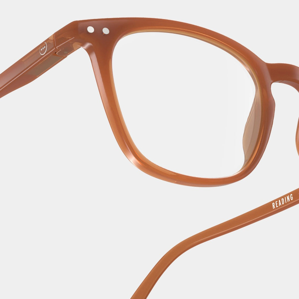 Reading Glasses +1.5 Trapezium in Spicy Clove Style E