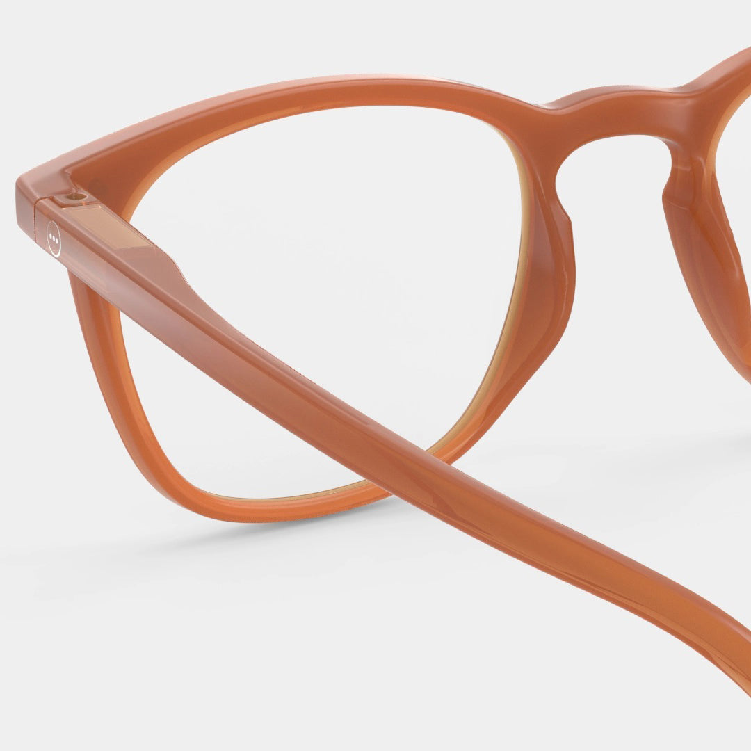 Reading Glasses +1.5 Square in Spicy Clove Style C