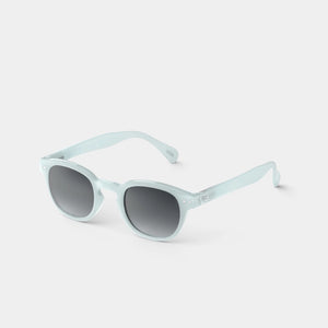 Sunglasses Square Shape C in Misty Blue