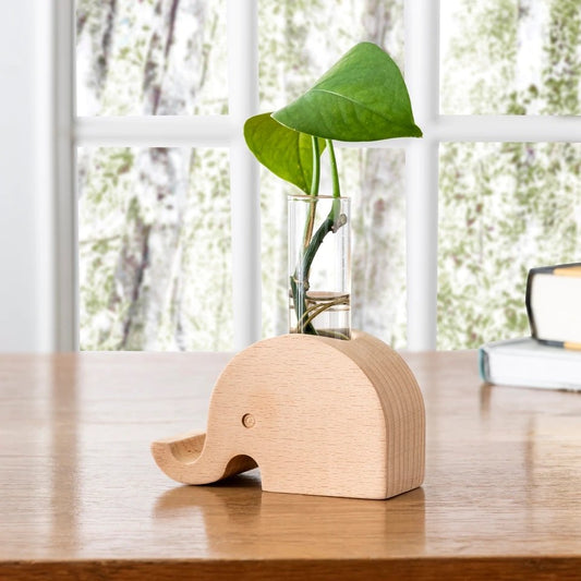 Kikkerland - Vase | Elephant Test Tube Propagation Vase