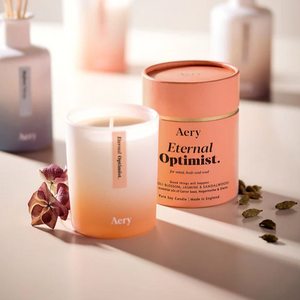 Aery Living - Candles | Eternal Optimist Scented Candle | Neroli Blossom Jasmin & Sandalwood