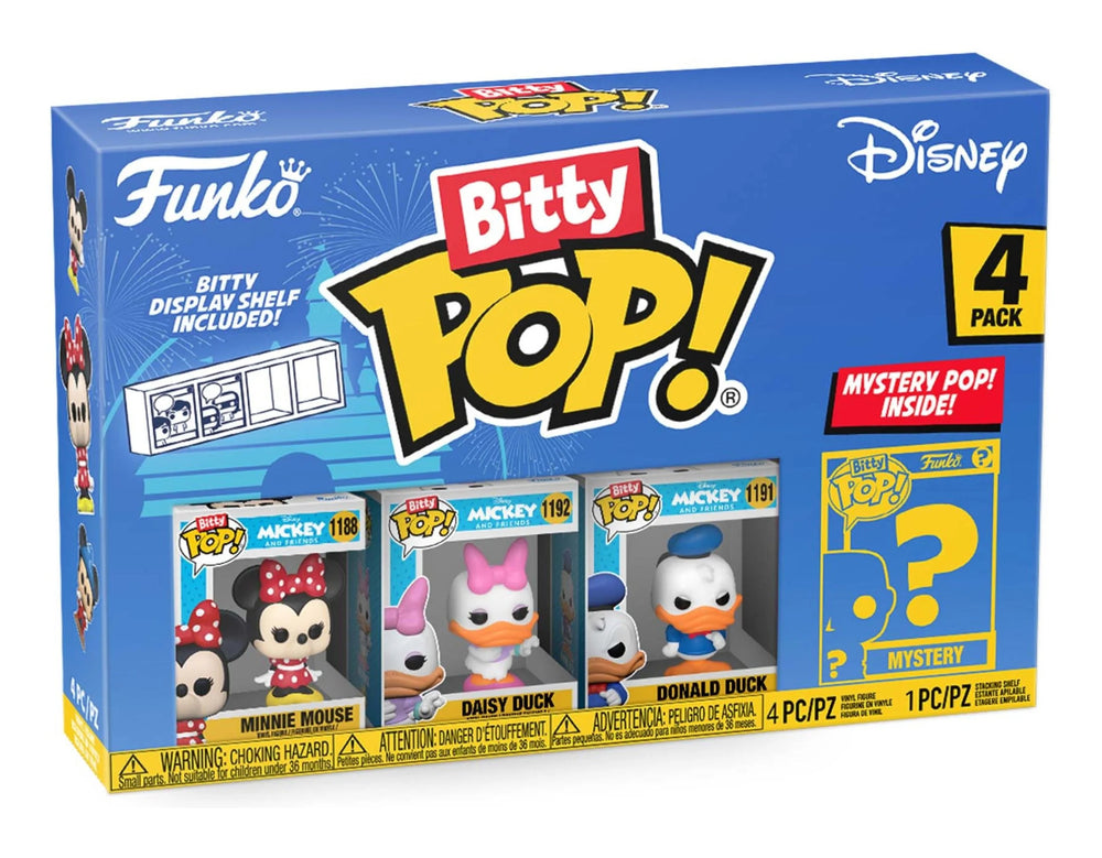 Bitty Pop! | 4-Pack Disney Classic |  S1 Assorted Mini Funko