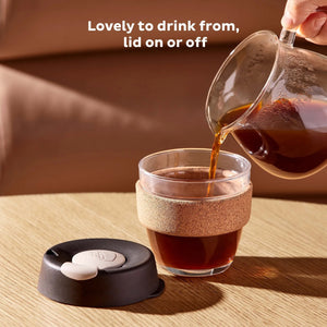 Travel Mug Brew Cork - S | 8oz Black