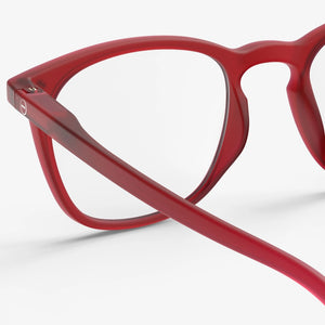 Reading Glasses +1 Trapezium in Rosy Red Style E