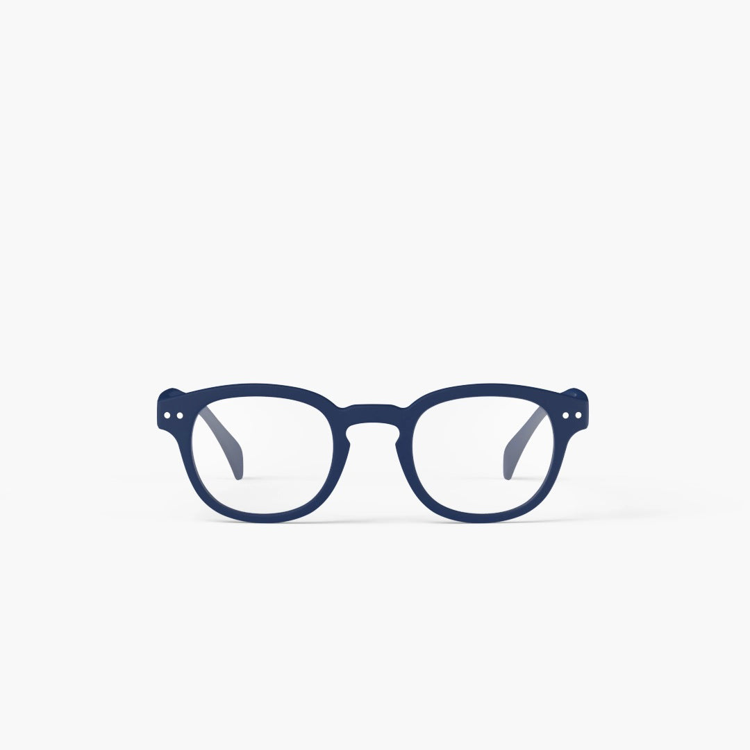 Reading Glasses +1.5 Square in Deep Blue Style C