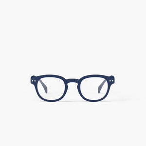 Reading Glasses +2.5 Square in Deep Blue Style C