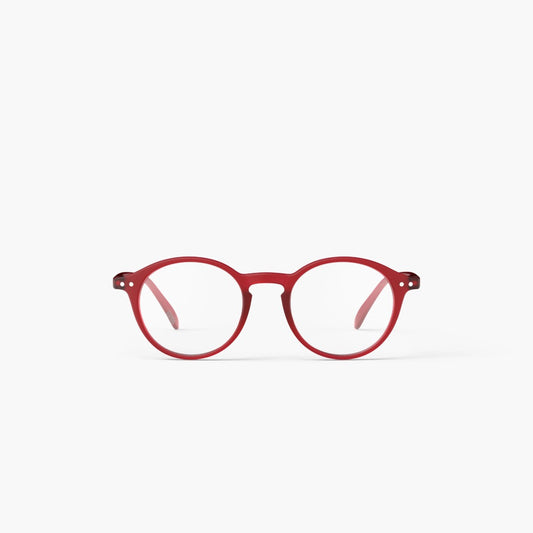 Reading Glasses 2 Round in Rosy Red Style D