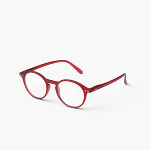 Reading Glasses 2 Round in Rosy Red Style D