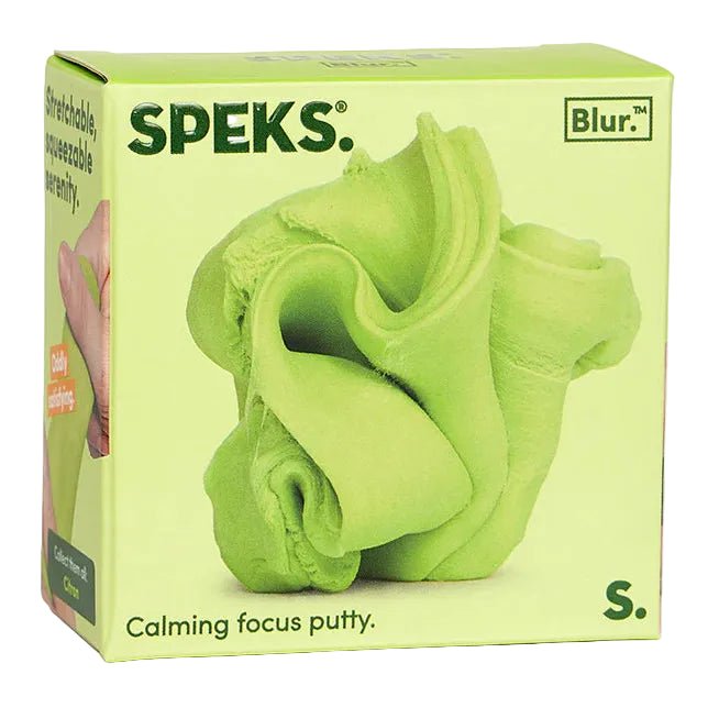 Speks Blur Focus Putty - Citron Lime Green Sensory Fidget Putty - image 3