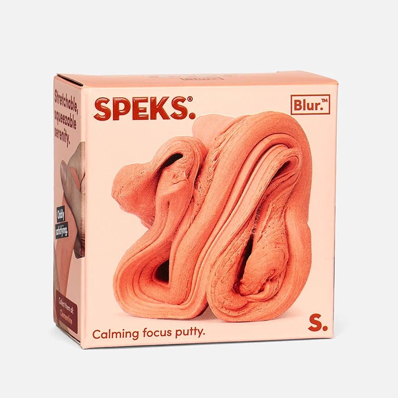 Speks Blur Focus Putty - Clementine Bright Orange Sensory Fidget Putty - image 3