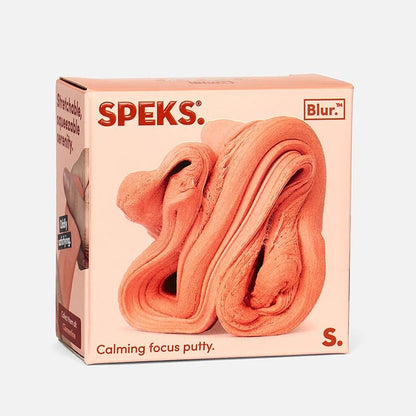 Speks Blur Focus Putty - Clementine Bright Orange Sensory Fidget Putty - image 3