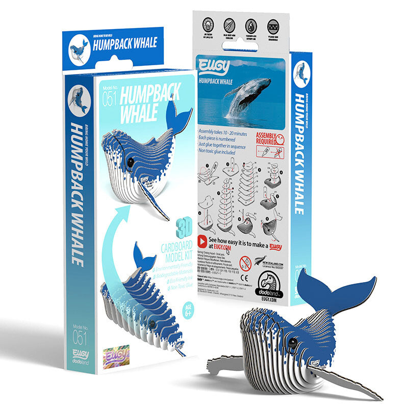 Eugy 3D Model Kit | Humpback Whale