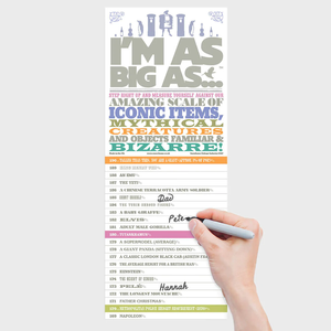 Luckies - Growth Chart | I'm As Big As | Fact Filled Height Chart