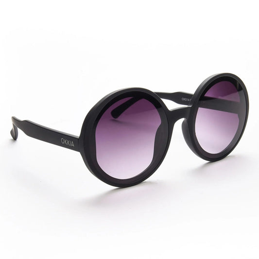 Okkia Occhiale Da Sole Tondo - Monica Round Black - Image 1