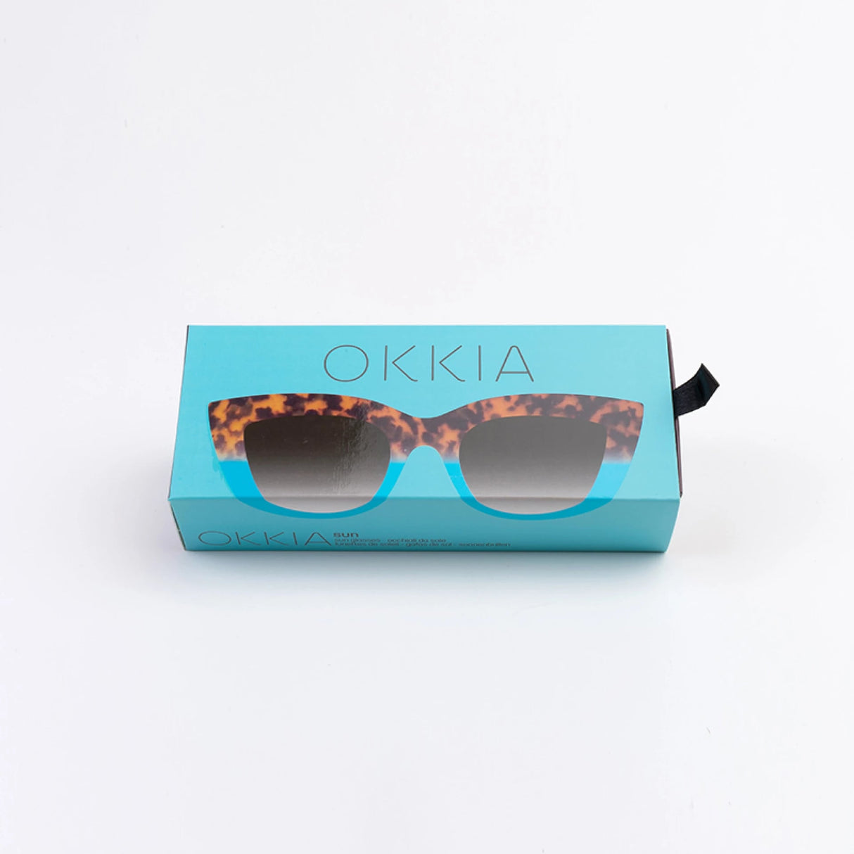 Okkia Occhiale Da Sole Gatto Big Frame - Blue - Image 4