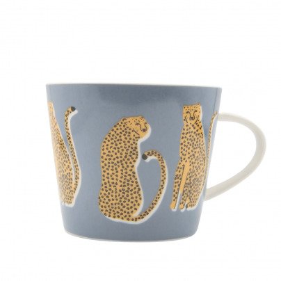 Keith Brymer Jones Scion Living Mug 350ml | Lionel Leopard | Denim