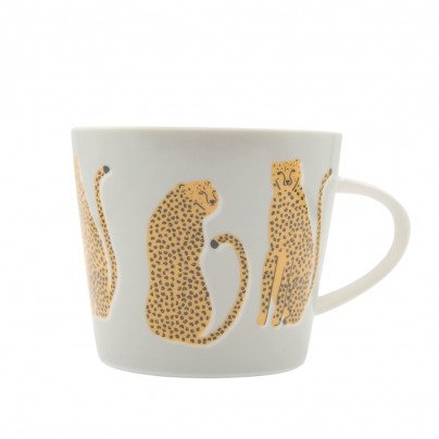 Keith Brymer Jones Scion Living Mug 350ml | Lionel Leopard | Grey