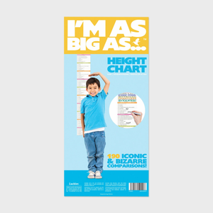 Luckies - Growth Chart | I'm As Big As | Fact Filled Height Chart