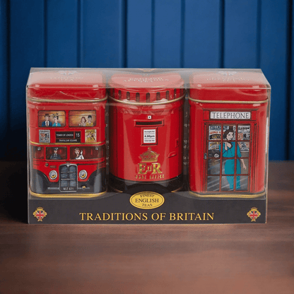 Best of British Mini Tea Tin Set of 3 - Image 1