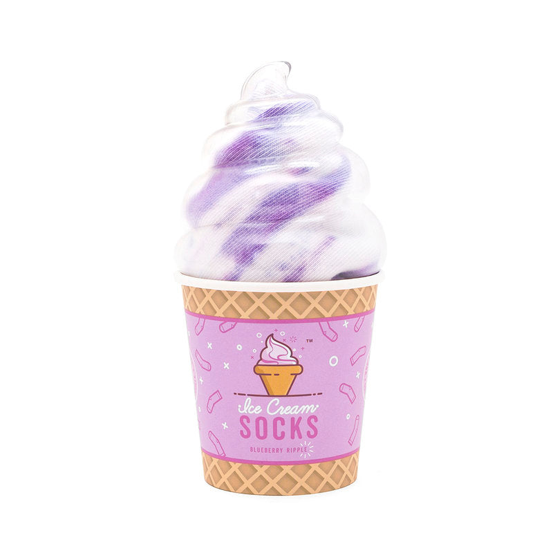 Luckies - Socks | Ice Cream Socks | Blueberry Ripple