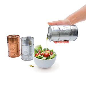 Luckies - Cooking Oil Container | Oil Can | Silver