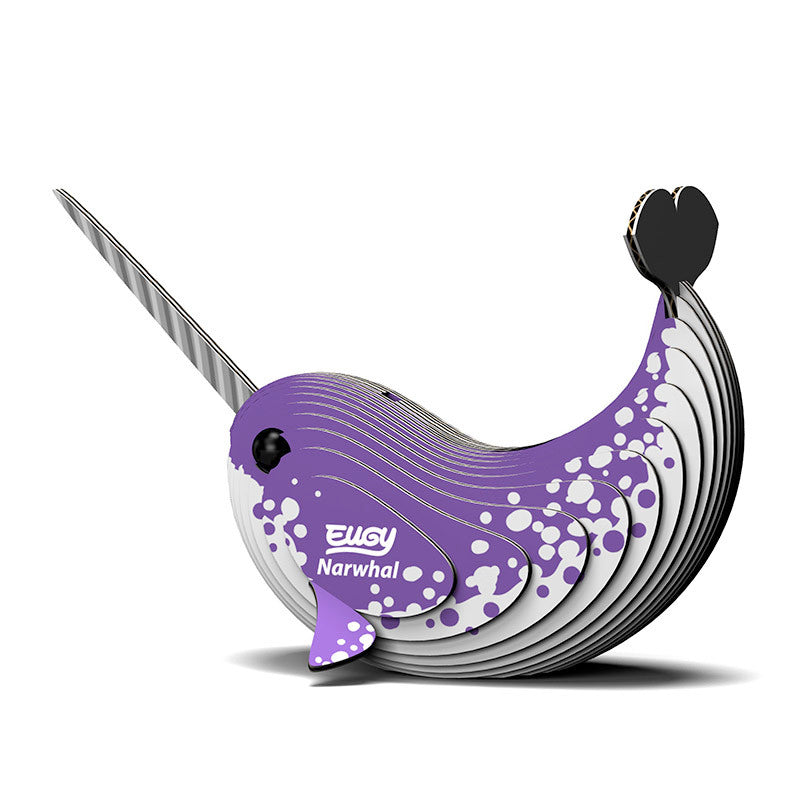 Eugy 3D Model Kit | Narwhal