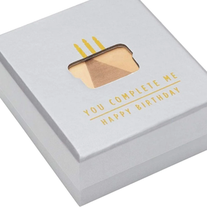 Luckies | You Complete Me | Happy Birthday Card | Silver