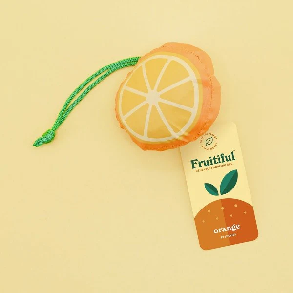 Luckies - Reusable Bag | Fruitiful Orange Shopping Bag