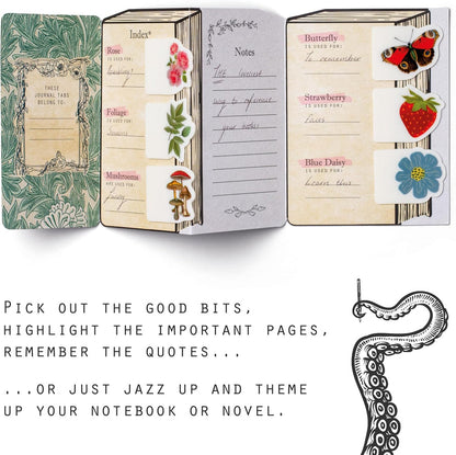 Eclectionery Journal Tabs - Botanical - Image 3