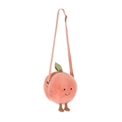 Jellycat | Amuseables Peach Shoulder Bag | Soft Toy