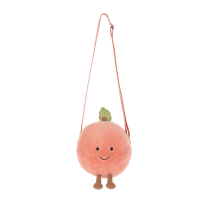Jellycat | Amuseables Peach Shoulder Bag | Soft Toy