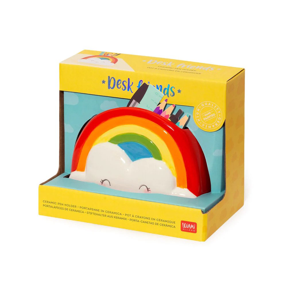 Legami - Pen Pot | Ceramic Pen Pot - Rainbow