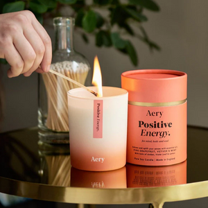 Aery Living - Candles  | Positive Energy Scented Candle | Pink Grapefruit Vetiver & Mint