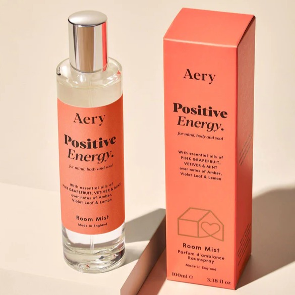 Aery Living - Room Mist | Positive Energy Room Mist | Pink Grapefruit Vetiver & Mint