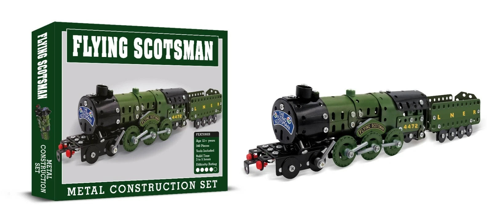 Flying Scotsman Train Model Metal Construction Set - Image 1