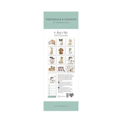 A Dog’s Life Slim Calendar 2026 - Image 2