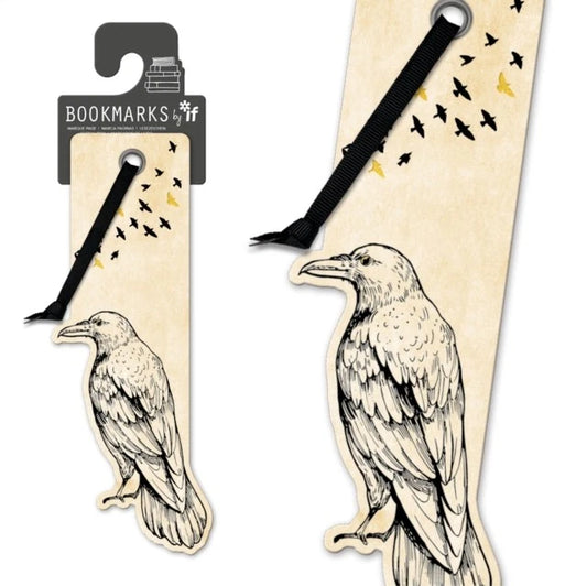 Quirky Bookmarks - Crow - Image 1
