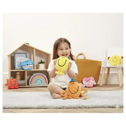 Mr. Men – Mr. Happy Soft Plush Toy, Cuddly Collectible for Kids - Image 3