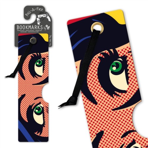 Pull - a - Face Bookmarks - Pop Art - Image 1