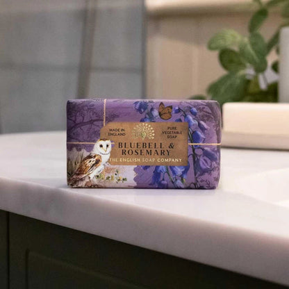 The English Soap Company Anniversary Bluebell and Rosemary Soap - Image 2