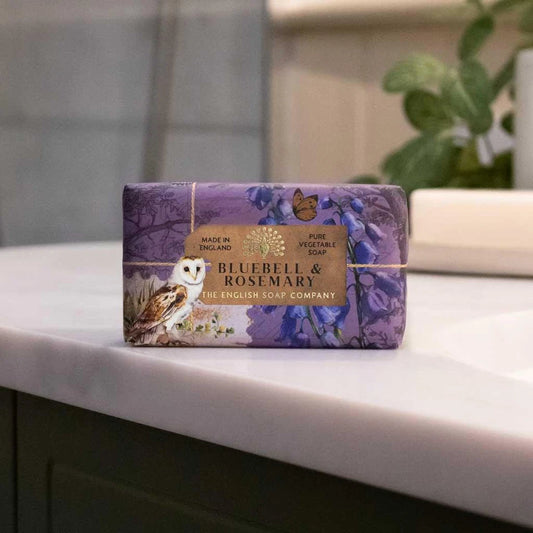 The English Soap Company Anniversary Bluebell and Rosemary Soap - Image 2