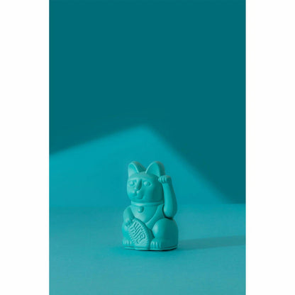 Waving Cat Lucky Cat Mini Turquoise