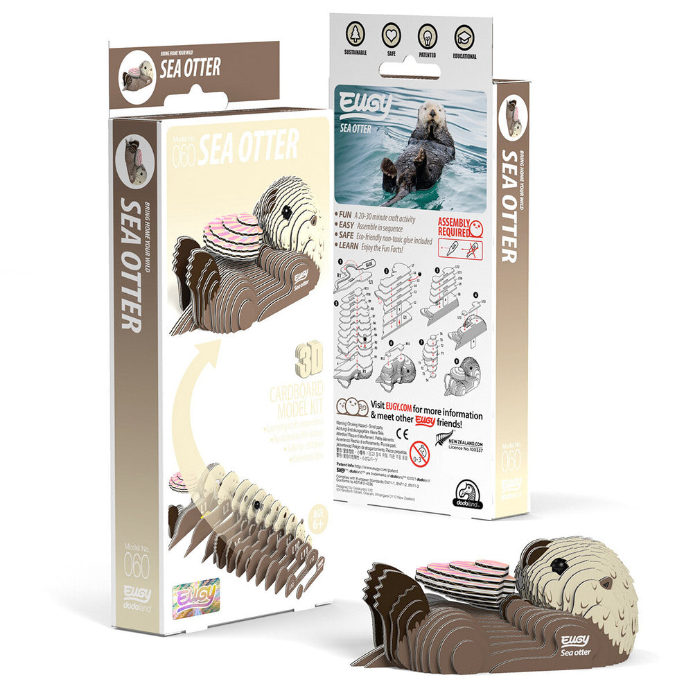 Eugy 3D Model Kit | Sea Otter