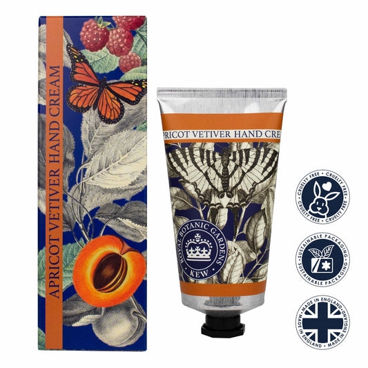 Kew Gardens Apricot Vetiver Hand Cream (75ml) - Image 1