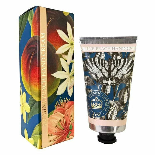 Kew Gardens Jasmine & Peach Hand Cream 75ml - Image 1