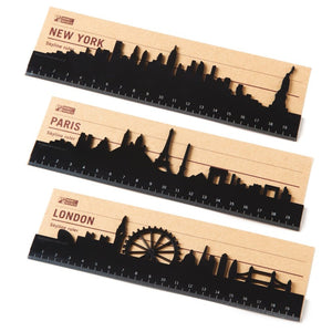 Skyline rulers  - New York | Paris | London